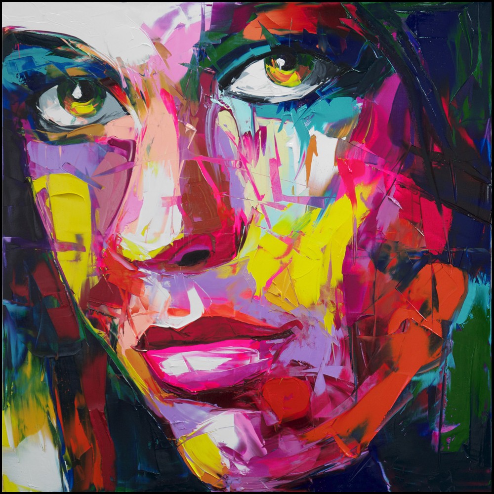Francoise Nielly Portrait Palette Painting Expression Face146